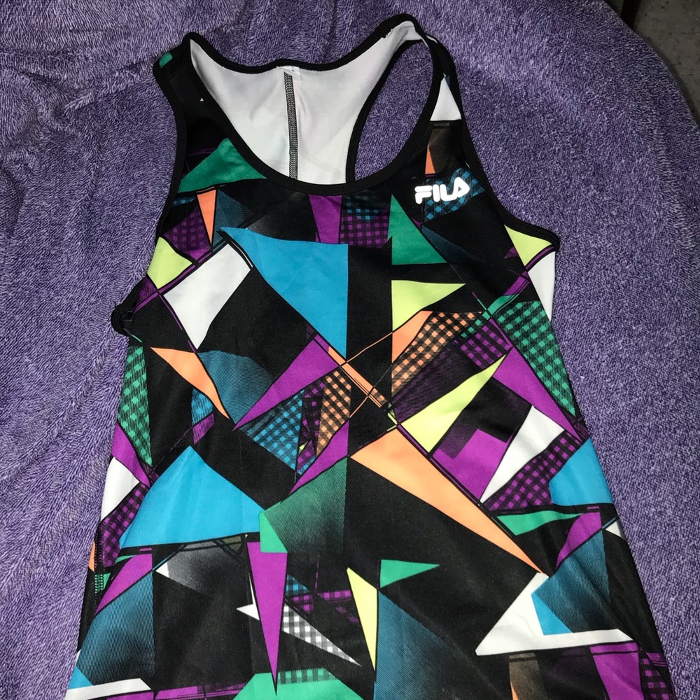 girls fila athletic tank